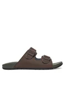 Klapki i japonki męskie - Skechers Klapki Pelem-Rolento 66042/CHOC Brązowy - miniaturka - grafika 1