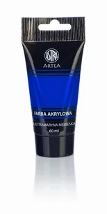 Astra Farby akrylowe 60ml 5szt ultramaryna niebieska FB30AST - Farby i media malarskie - miniaturka - grafika 1