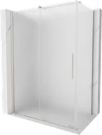 Kabiny prysznicowe - Mexen Velar kabina prysznicowa rozsuwana 140x70 cm, szron, nikiel szczotkowany - 871-140-070-31-97 - miniaturka - grafika 1