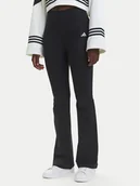 Legginsy - adidas Legginsy Essentials Small Logo JD9961 Czarny Flared Fit - miniaturka - grafika 1