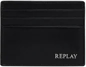 Portfele - REPLAY Męski portfel na akcesoria podróżne FM5336, 0094 Silver Black, 0094 Silver Black, jeden rozmiar - miniaturka - grafika 1