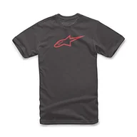 Akcesoria motocyklowe - Alpinestars Heritage Blaze Tee męski T-shirt, sportowa koszulka z krótkim rękawem, krój podkreślający sylwetkę, odzież sportowa outdoorowa czarny czarny/czerwony S - miniaturka - grafika 1