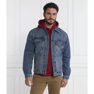 Kurtki męskie - BOSS ORANGE Kurtka jeansowa Lakewood BC | Regular Fit - miniaturka - grafika 1