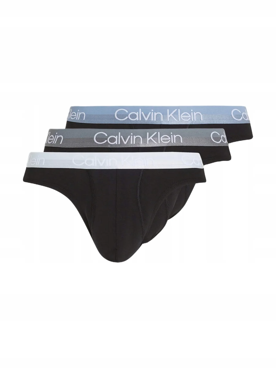 CALVIN KLEIN SLIPY Męskie 3P 3-PACK MODERN STRUCTURE NB2969A PXV Rozmiar M