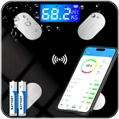 Wagi łazienkowe - Waga Łazienkowa Elektroniczna Analityczna 180kg SMART 25w1 - miniaturka - grafika 1