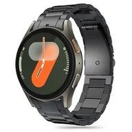 Akcesoria do smartwatchy - Bransoleta Stainless do  Samsung Galaxy Watch 4 / 5 / 5 Pro / 6 / 7  Black - miniaturka - grafika 1