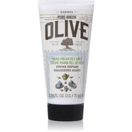 Kremy i maski do rąk - Korres Pure Greek Olive & Sea Salt krem nawilżający do rąk z solą morską 75 ml - miniaturka - grafika 1