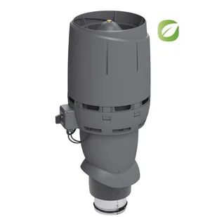 VILPE wentylator dachowy ECO FLOW 125P/500 SZARY - Akcesoria i części do okapów - miniaturka - grafika 1