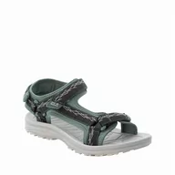 Sandały damskie - Sandały damskie Jack Wolfskin WAVE BREAKER W hedge green - 35,5 - miniaturka - grafika 1