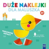 Kolorowanki, wyklejanki - Duże naklejki dla maluszka 3+ Kaczuszka - praca zbiorowa - miniaturka - grafika 1