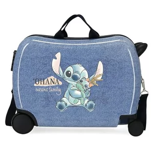 Disney Stich Dance it out Walizka dziecięca Niebieski 50x38x20 cms Sztywne ABS Zamknięcie kombinowane boczne 34L 1,8 kg 2 Koła Bagaż Ręcznie, niebieski, Talla única, walizka dziecięca - Walizki - miniaturka - grafika 1