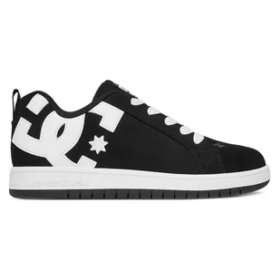 Obuwie sportowe DC Shoes COURT GRAFFIK ADBS100207-BKW - Buty sportowe damskie - miniaturka - grafika 1