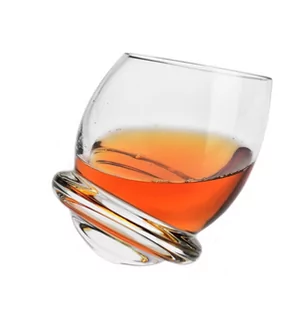 Krosno Komplet 6 szklanek do whisky Roly-Poly 200ml KRO0058 - Szklanki - miniaturka - grafika 1