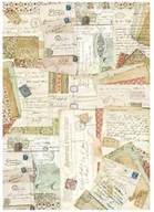 Decoupage - Papier Ryżowy A3 Pocztówkowe Tło, Stamperia - miniaturka - grafika 1