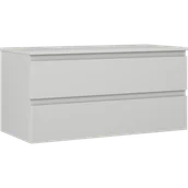 Szafki łazienkowe - Mexen Orio szafka łazienkowa podumywalkowa 100 cm z blatem, 2 szuflady, szara mat - 91A10-10047-2-BFFC62 - miniaturka - grafika 1