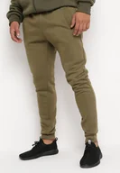 Spodnie męskie - Ciemnozielone Spodnie Dresowe Ocieplone Pilarem Odesiren - miniaturka - grafika 1