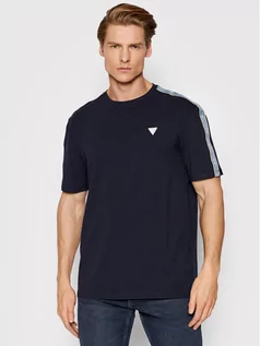 Koszulki męskie - GUESS T-Shirt Z2GI00 J1311 Granatowy Relaxed Fit - grafika 1