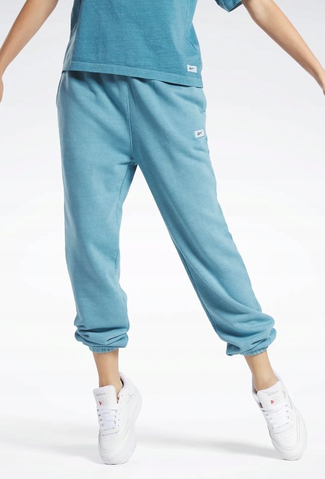 Reebok - Spodnie Dresowe Damskie Cl Rbk Nd Pant Hs0374 Niebieskie