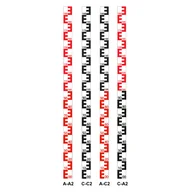 Inne urządzenia budowlane - Łata wodowskazowa do pomiaru zbiorników 2m - miniaturka - grafika 1