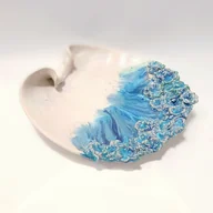 Tace i patery - Duża patera ceramiczna na owoce. - miniaturka - grafika 1