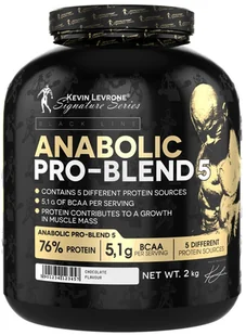 Odżywka białkowa Kevin Levrone Anabolic Pro-Blend 5 2000 g Jar Chocolate (5901764789031) - Odżywki białkowe - miniaturka - grafika 1