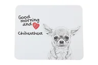 Podkładki pod mysz - Chihuahua krótkowłosy podkładka pod mysz z psem Art-Dog - miniaturka - grafika 1