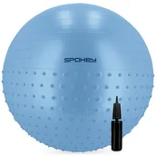 Piłki do ćwiczeń - Piłka gimnastyczna SPOKEY Half Fit Niebieski (75 cm) - miniaturka - grafika 1