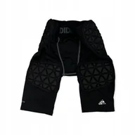 Spodenki męskie - Czarne spodenki ochraniacze Adidas L - miniaturka - grafika 1