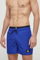 Stroje kąpielowe - Calvin Klein szorty kąpielowe kolor granatowy - miniaturka - grafika 1