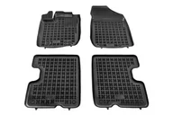 Dywaniki samochodowe - REZAW PLAST Dywaniki gumowe czarne PLAST 203408, 4 szt, Renault Dacia Duster od 2013 PLAST 203408 - miniaturka - grafika 1