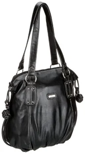 TOM TAILOR Acc Crystal 10814 damska torba z uszami, 23 x 10 x 32 cm (szer. x wys. x głęb.), czarny - czarny, 60 - jeden rozmiar - Torebki damskie - miniaturka - grafika 1