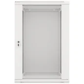 Szafy rack - Lanberg Szafa 19" 18U, 600x600, szara FLAT PACK WF01-6618-10S - miniaturka - grafika 1
