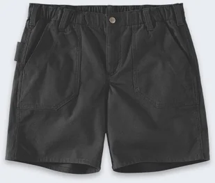 Spodenki Carhartt Rugged Flex Canvas Black - Spodnie sportowe męskie - miniaturka - grafika 1