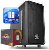 Zestawy komputerowe - Komputer Pix Protask V9 AMD Ryzen 5 32GB DDR4 1000GB SSD DVD Windows 11 - miniaturka - grafika 1
