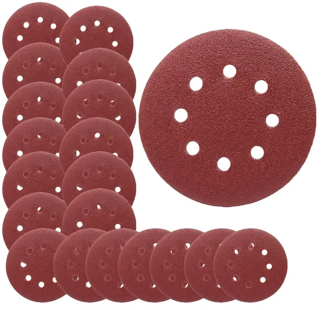 Papier Ścierny Krążki Na Rzep Szlifierki Oscylacyjnej H8 125mm P60 20szt