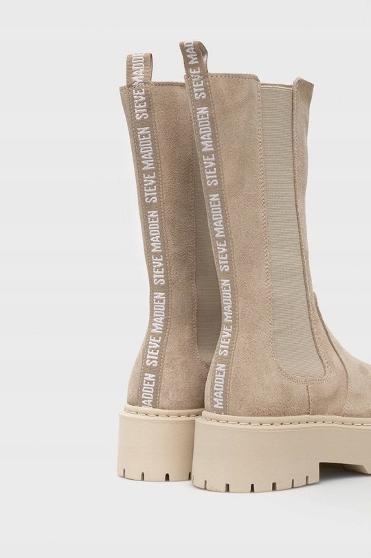 STEVE MADDEN DAMSKIE KOZAKI SKÓRZANE BEŻOWE ZA KOSTKĘ 40 1FRB