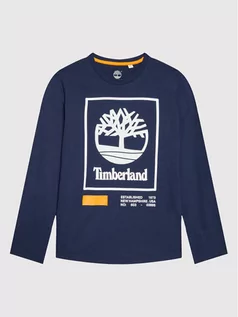 Bluzy dla chłopców - Timberland Bluzka T25S79 D Granatowy Regular Fit - grafika 1