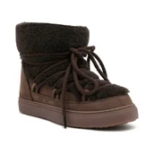 Śniegowce damskie - INUIKII Śniegowce CURLY | shearling | zamsz - miniaturka - grafika 1