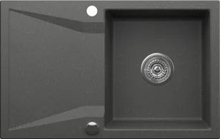 | Zlew KERNAU KGS J 5079 1B1D GRAPHITE (czarny z szarymi kropkami) - Zlewozmywaki - miniaturka - grafika 1