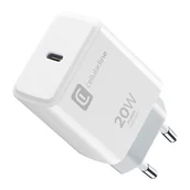 Pozostałe akcesoria do telefonów - Cellularline - Ładowarka sieciowa USB-C Power Delivery 20W (Designed for Apple) (biały) - miniaturka - grafika 1