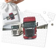 Puzzle - PUZZLE - CIĘŻARÓWKA TIR WZORY DLA CHŁOPCA 120el + WORECZEK - miniaturka - grafika 1