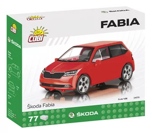 Cobi 24570 Cars Skoda Fabia 77kl - Klocki - miniaturka - grafika 1