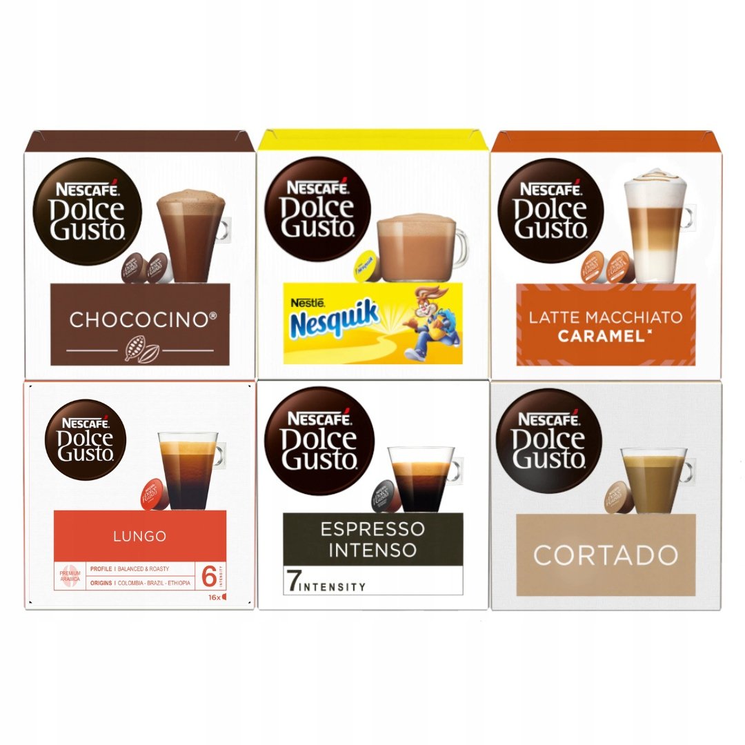 Kawa Nescafe Dolce Gusto zestaw rodzinny 96 szt