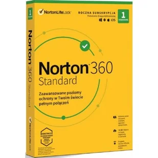 Symantec Norton 360 Standard 1st 12m płatności online szybka bezpieczna dostawa oraz możliwość zwrotu do 15 dni 21408666 - Programy antywirusowe - miniaturka - grafika 1