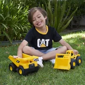 Samochody i pojazdy dla dzieci - CAT construction fleet, 2 pack - dump truck & wheel loader, 82046 - miniaturka - grafika 1