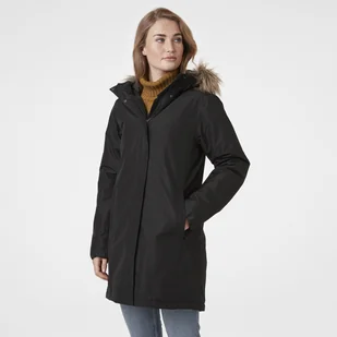 Damski Płaszcz ocieplany HELLY HANSEN W ADEN WINTER 53504_990 – Czarny - Płaszcze damskie - miniaturka - grafika 1