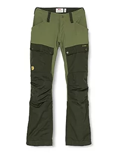 Spodnie damskie - Fjallraven Spodnie damskie Keb Trousers Curved W Short zielony Deep Forest - laurel Green 30 F89852S - grafika 1
