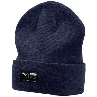 Czapki damskie - Czapka Puma Archive Heather Beanie Senior Granatowa 21739 03-Senior - grafika 1