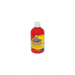 FARBA TEMPERA CARIOCA 500ml 40427/10 CZERWONA 1szt. - Przybory szkolne - miniaturka - grafika 1