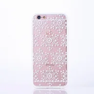 Etui i futerały do telefonów - Etui na telefon komórkowy Mandala dla Apple iPhone SE 2020 Design Etui ochronne Pokrowiec z motywem Płatki Pokrowiec Torba Zderzak Biały - miniaturka - grafika 1